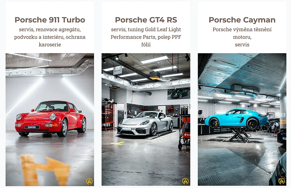 Ukázky tuningu vozů v IAMWORK